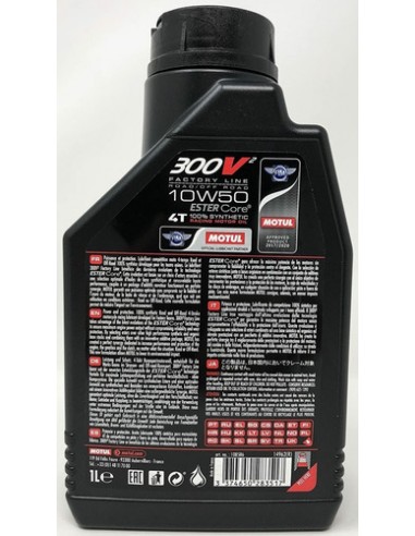 ACEITE 300 V2 10W50 BASE ORGANICA